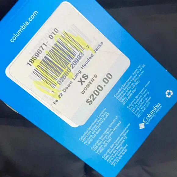 NWT Columbia Black Lake 22 Down Long Hooded Jacket - Picture 4 of 8